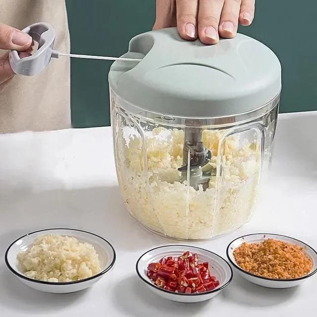 Manual Meat Chopper Pink ABS Plastic Kitchen Tool