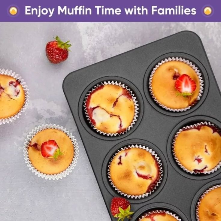Heavy Duty Carbon Steel Muffin Pan Non-Stick