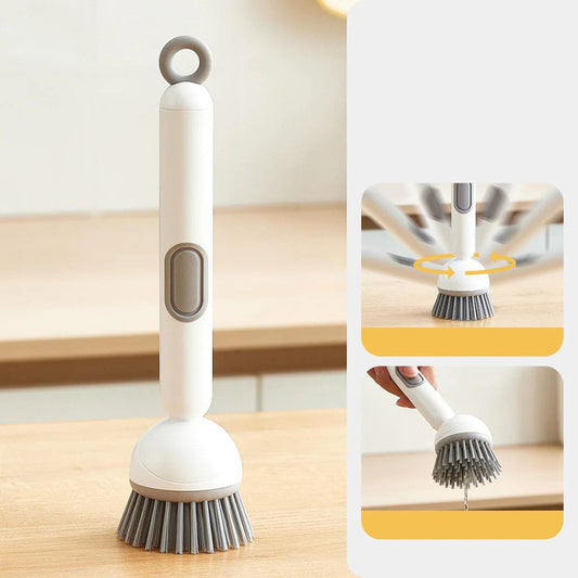 Smart Liquid Dispensing 360-Degree Kitchen Cleaning Brush