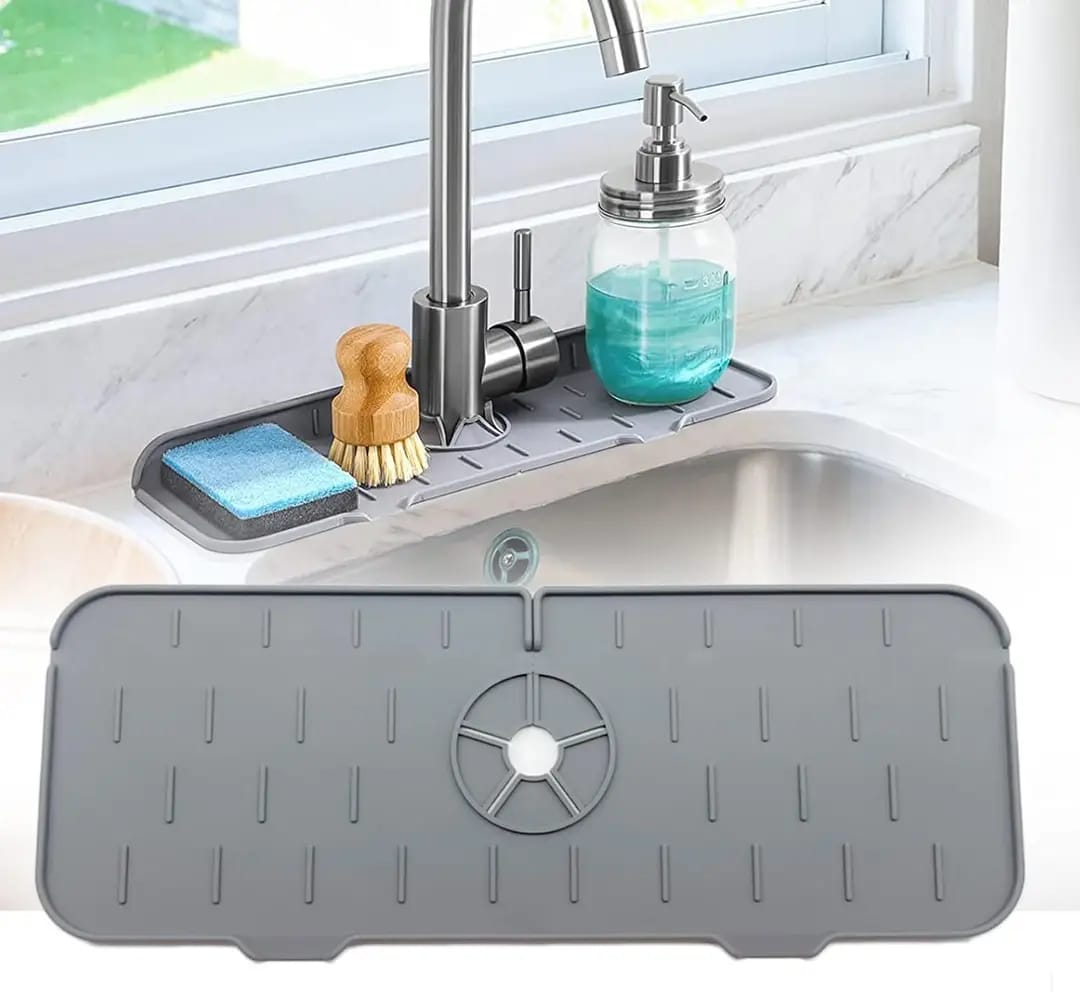 Silicone Faucet Splash Catcher Mat