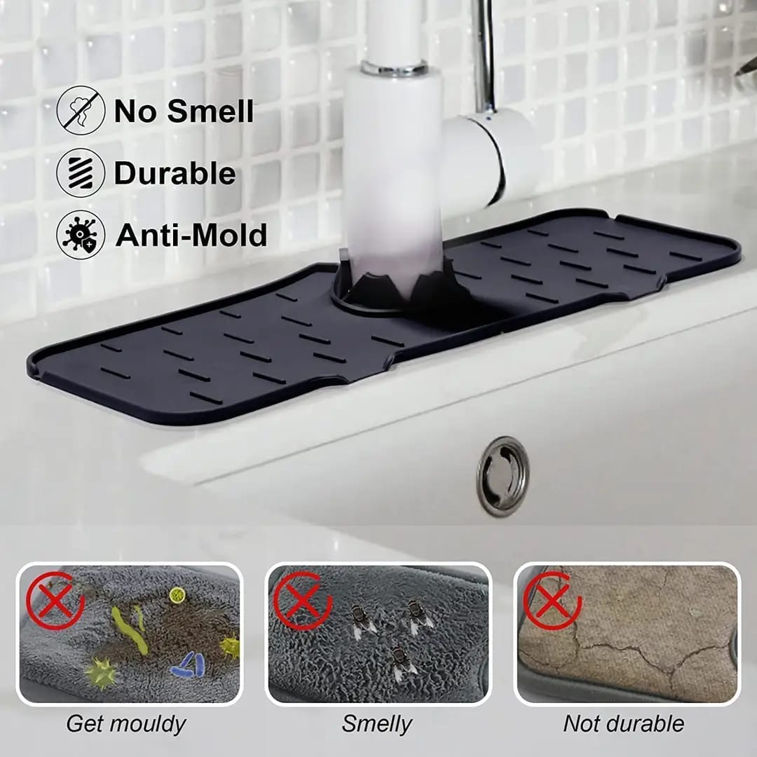 Silicone Faucet Splash Catcher Mat