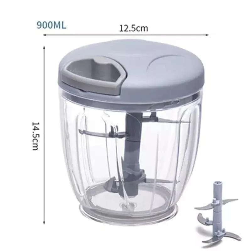 Manual Meat Chopper Pink ABS Plastic Kitchen Tool