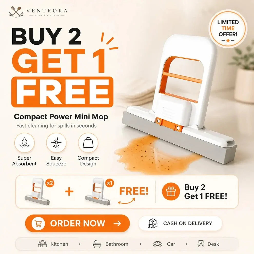 Compact Power Mini Mop for Effortless Cleaning