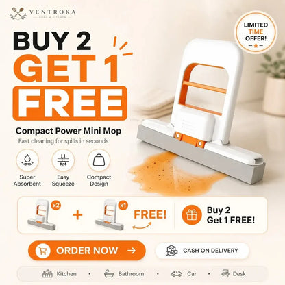 Compact Power Mini Mop for Effortless Cleaning