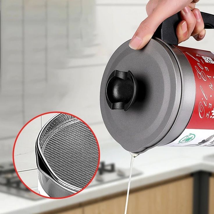 Stainless steel oil strainer Pot