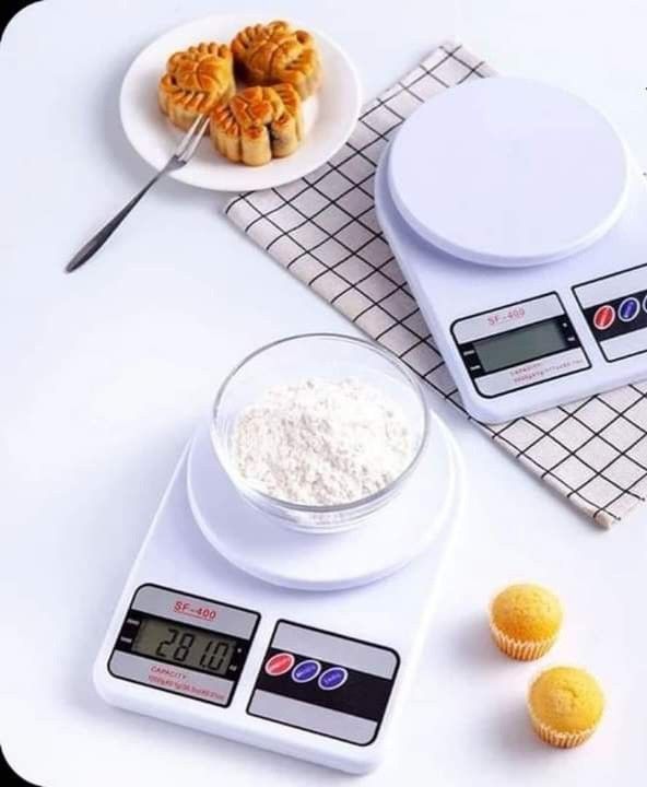 Digital Kitchen Scale SE-400 Stainless Steel White