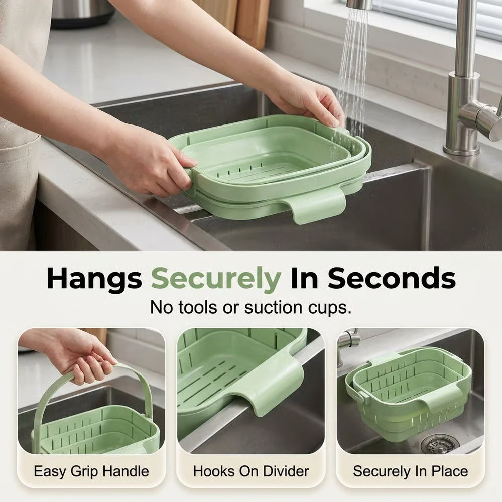🏡✨ 2026 Upgraded Foldable Kitchen Sink Strainer