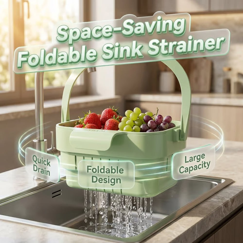 🏡✨ 2026 Upgraded Foldable Kitchen Sink Strainer